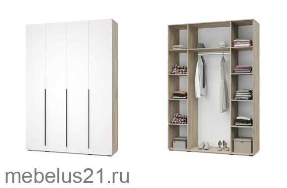 Шкаф 4-х дверный Харди Х41