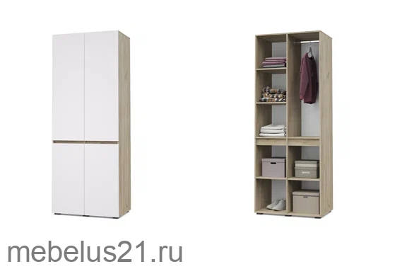 Шкаф 2-х дверный Тифани Т20