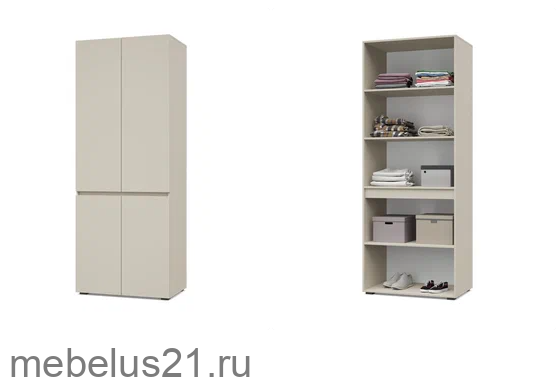 Шкаф 2-х дверный Тифани Т22