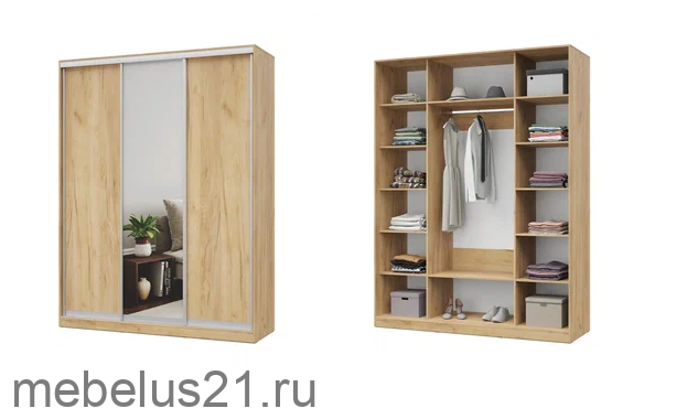 Шкаф купе с зеркалом 180 Роланд