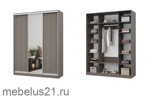 Шкаф купе с зеркалом 180 Роланд
