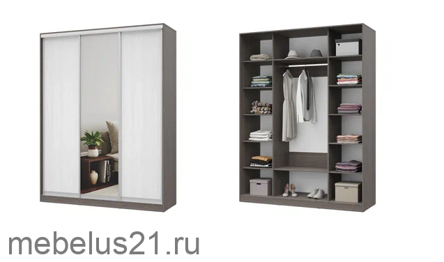 Шкаф купе с зеркалом 180 Роланд