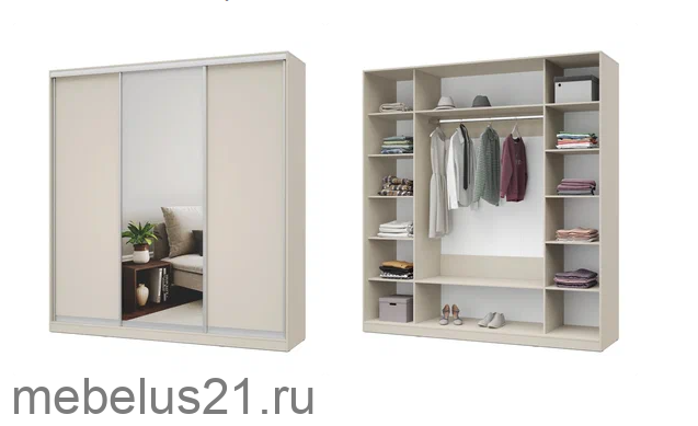 Шкаф купе с зеркалом 220 Роланд