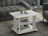 Стол журнальный тип 8 Белый