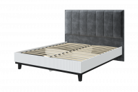 Кровать с мягкой спинкой 160