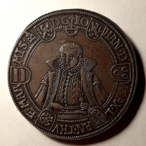 1 талер 1580 Саксен-Веймар UNC Саксония Германия MS