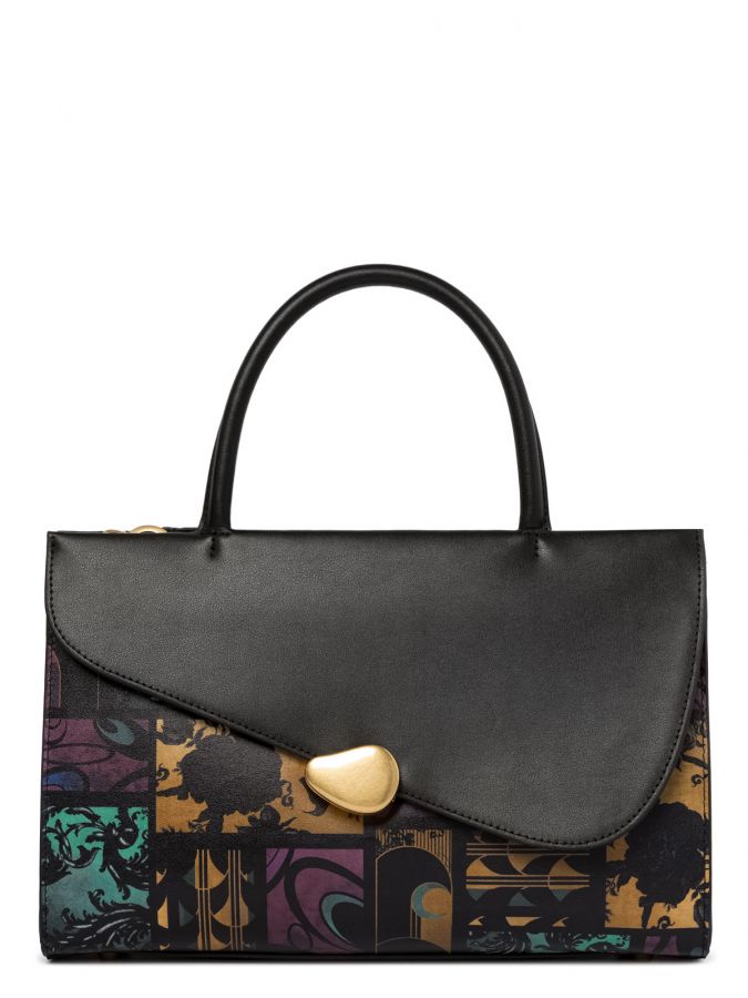 СУМКА ЖЕНСКАЯ ELEGANZZA Z171-0701 black/multicolor