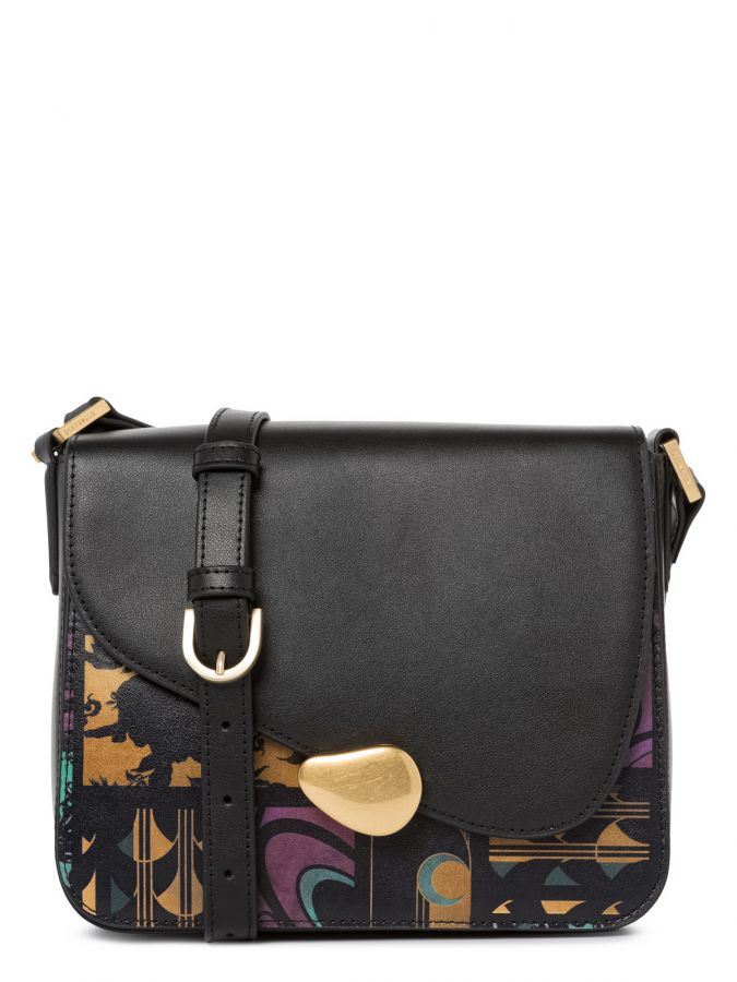 Сумка через плечо ELEGANZZA Z171-0702 black/multicolor