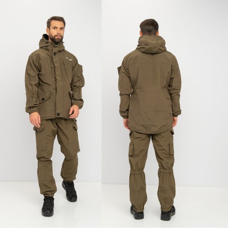 Костюм HUNTSMAN Горка-5 (лето) Цвет: Хаки /Ткань: Смесовая Рип-Стоп
