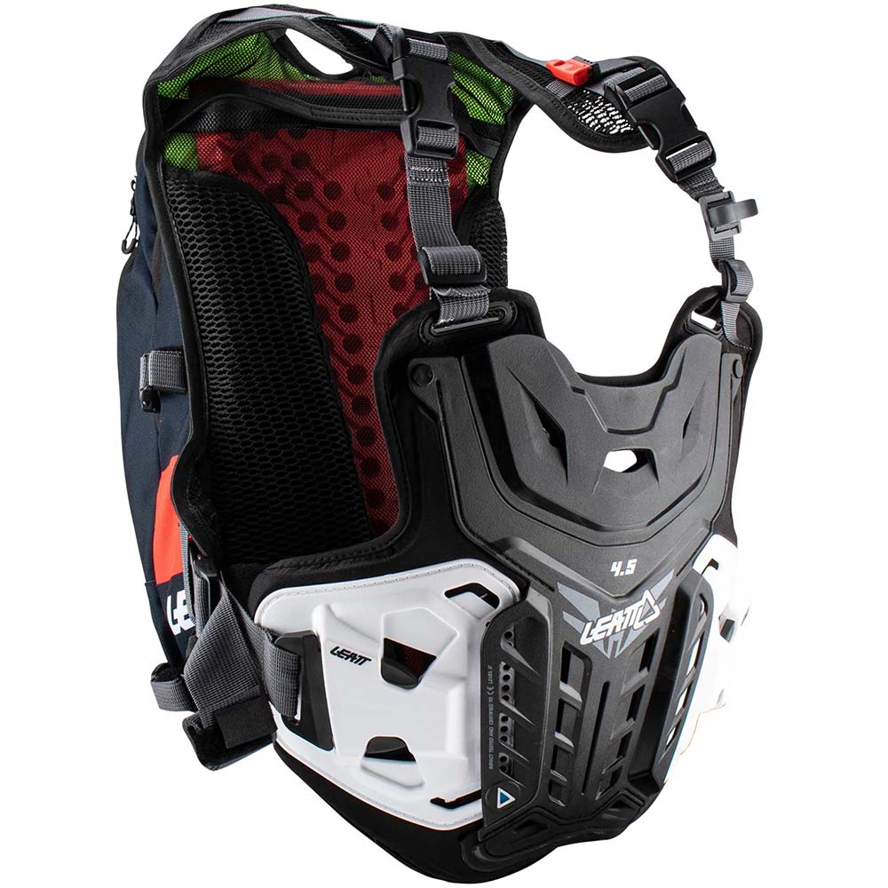 Leatt Chest Protector Moto 4.5 Hydra Black/Red защитный жилет с рюкзаком-гидропаком