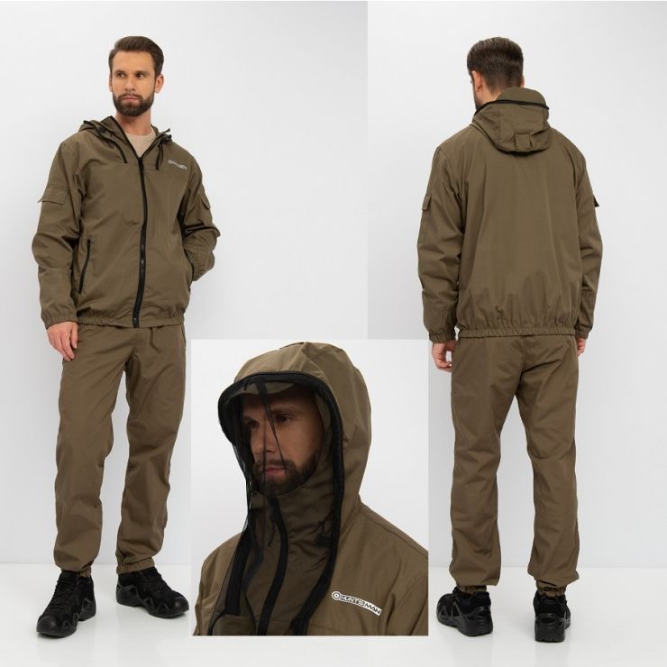 Костюм Стрелок-Антимоскит Цвет:Хаки Ткань:Сорочка HUNTSMAN