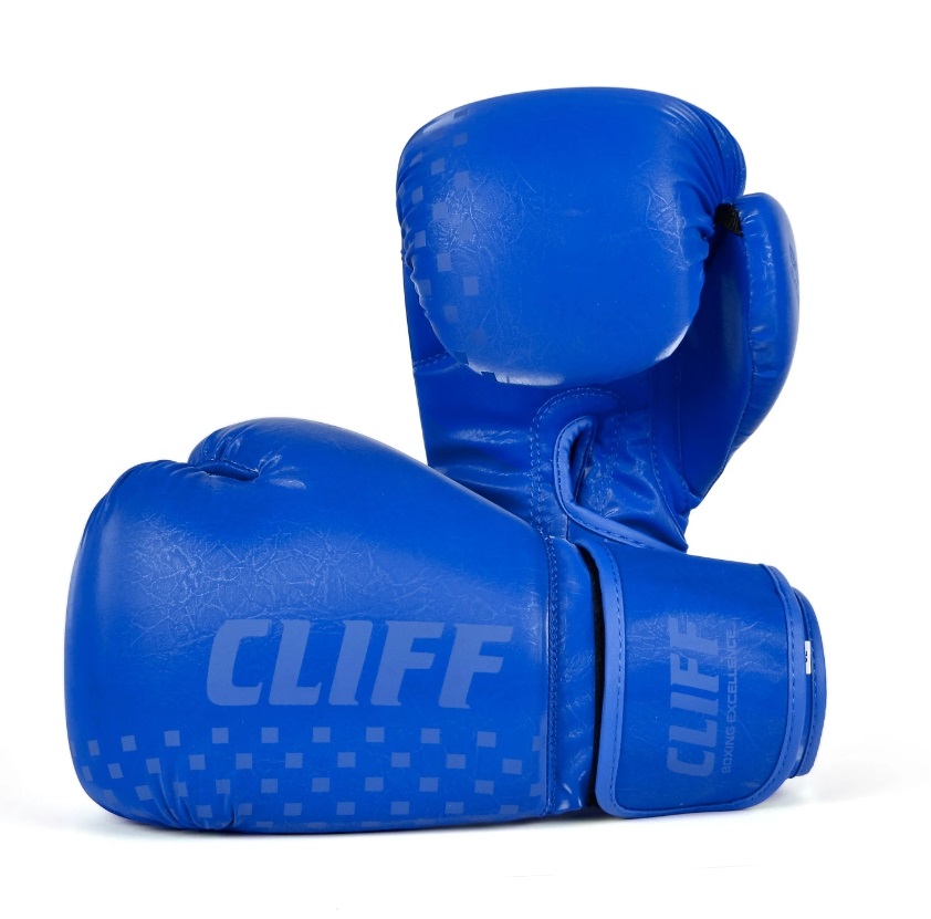 Перчатки боксерские cliff,  333 (PU) 12 oz синие