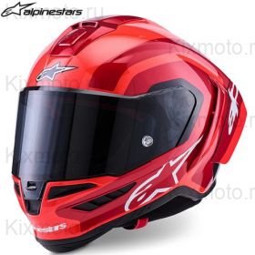 Шлем Alpinestars Supertech R10 Arius, красный