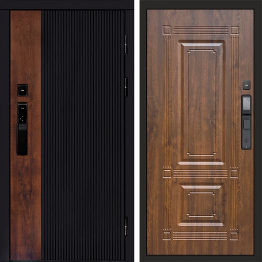 Входная дверь ВДК Престиж с электронным замком - Мадрид Дуб