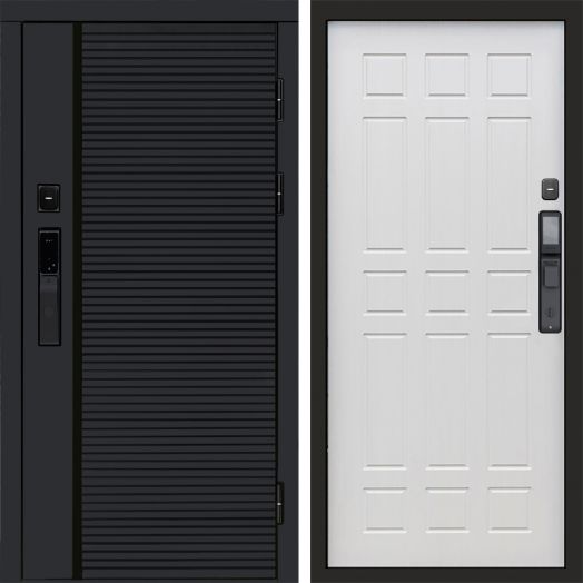 Входная дверь ВДК Блэк Лайн с электронным замком - Спарта Лиственница