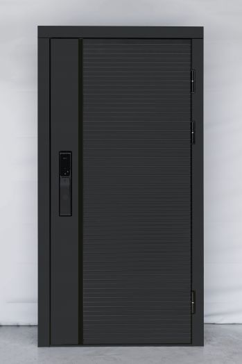 Входная дверь ВДК Блэк Лайн с электронным замком - White line