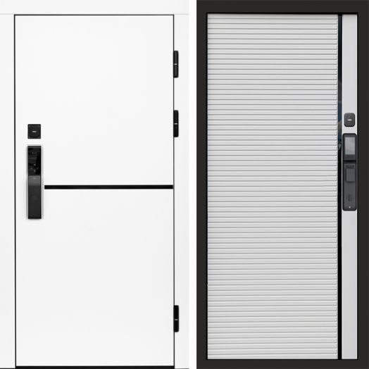 Входная дверь ВДК Тренд Вайт с электронным замком - Porte white