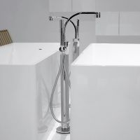 Смеситель напольный Flaminia One 112580 Free-Standing Bath Mixer схема 1