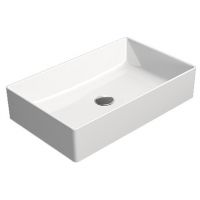 Накладная прямоугольная раковина GSI Kube X 9453 60х37 см схема 1