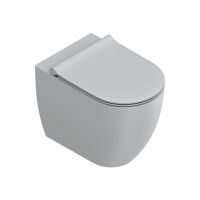 Унитаз напольный безободковый Catalano SFERA 514550001 55x35 см универс.слив смыв Tornado покрытие Cataglaze+ без крепежа схема 4