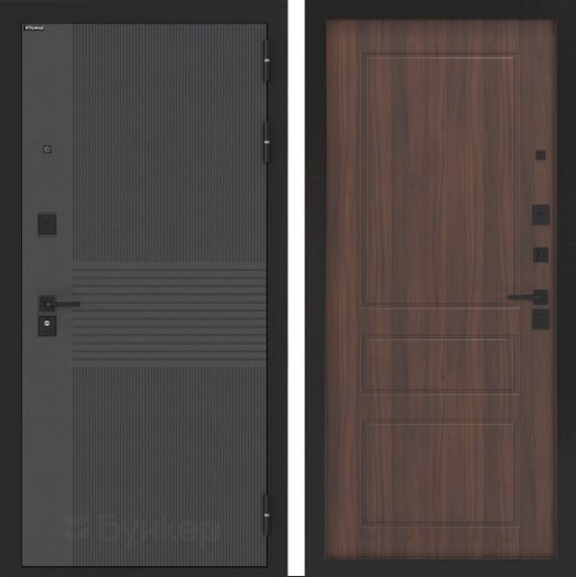 Входная дверь Бункер БН 05 - 03 Орех бренди