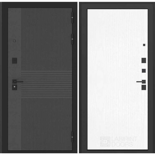 Входная дверь Бункер БН 05 - 07 Белое дерево