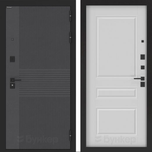 Входная дверь Бункер БН 05 - 03 Белый софт