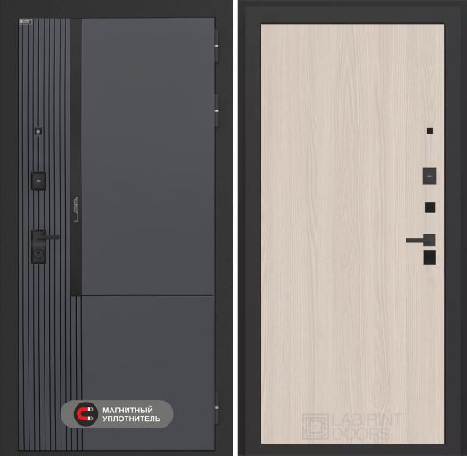 Входная дверь Лабиринт Лаб 2 Про - 05 Ясень Светлый