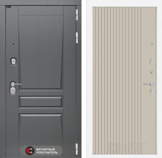 Входная дверь Лабиринт ПЛАТИНУМ - 29 Капучино