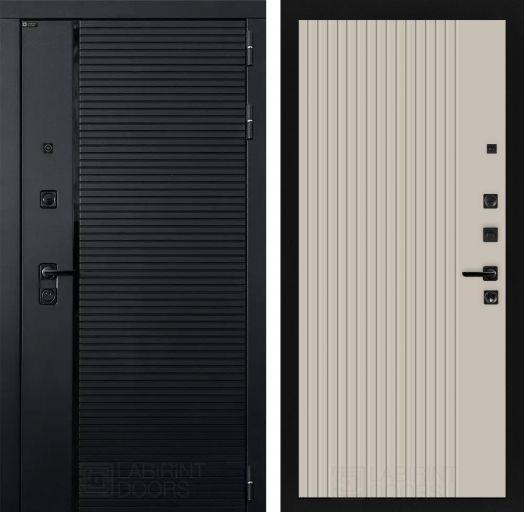 Входная дверь Лабиринт ПИАНО - 29 Капучино