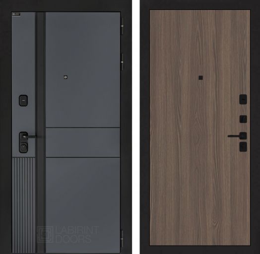 Входная дверь Лабиринт ЭВОЛАБ - 05 Ясень Темный