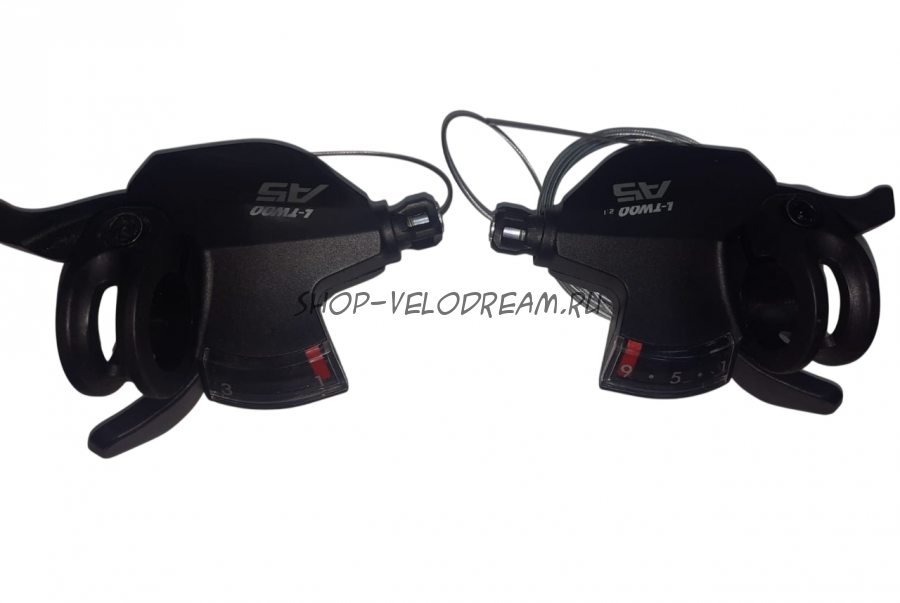 Переключатель (шифтер) L-TWOO A5 передней и задней звездочки  9 скоростей 3 скорости