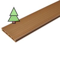 Террасная доска из ДПК 138*20*3000 мм CM Decking Flax цвет: Тик