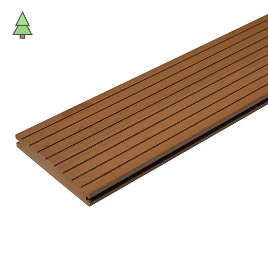 Террасная доска из ДПК 140*20*3000 мм CM Decking Robust Solid цвет: Тик