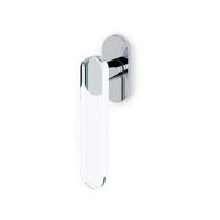 Оконная ручка Olivari Aqua K277 DK хром полированный/прозрачное стекло