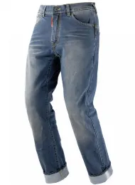 EF56 Мотоджинсы SKYNET муж. CORDURA DENIM Светлый Синий