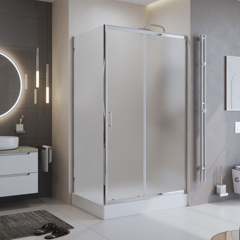 Душевой уголок BelBagno UNO-195-AH-1-130/90-P-Cr