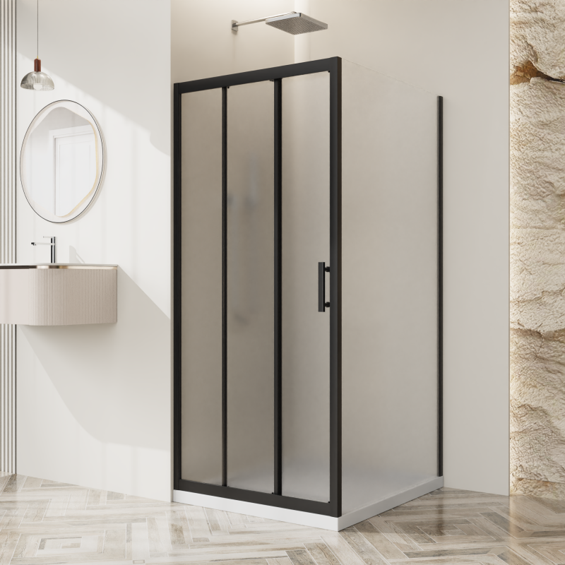 Душевой уголок BelBagno UNO-195-AHF-31-120/90-P-NERO