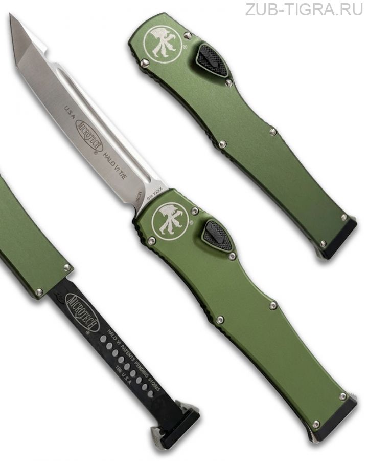 Нож Microtech Halo VI 6 green Tanto