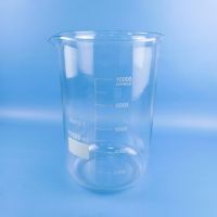 Стакан лабораторный низкий Labdevices Н-1-10000, 10000 мл, стекло Boro 3.3, градуированный