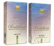 Сигареты — RAINBOW 100s Menthol. 90е. Редкие. Оригинал
