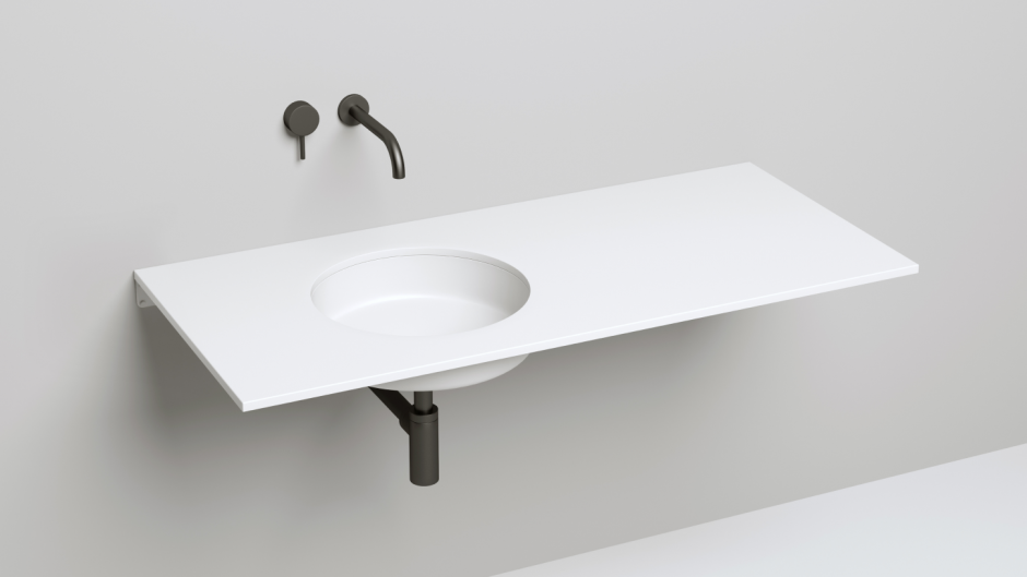 Белая встраиваемая раковина Salini Marea 04 42х42 1802204M ФОТО