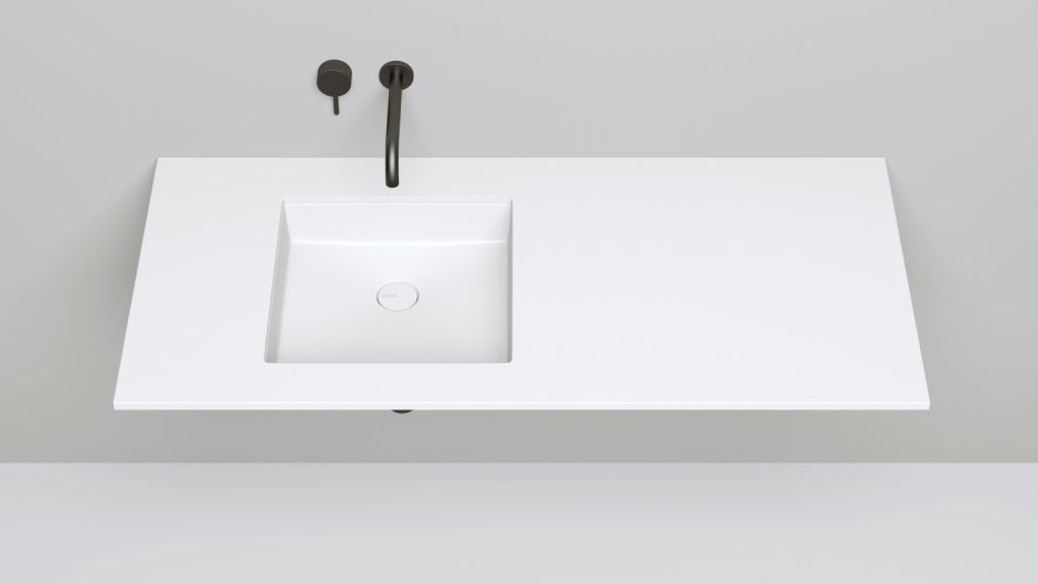 Белая встраиваемая раковина Salini Marea 07 42х42 ФОТО