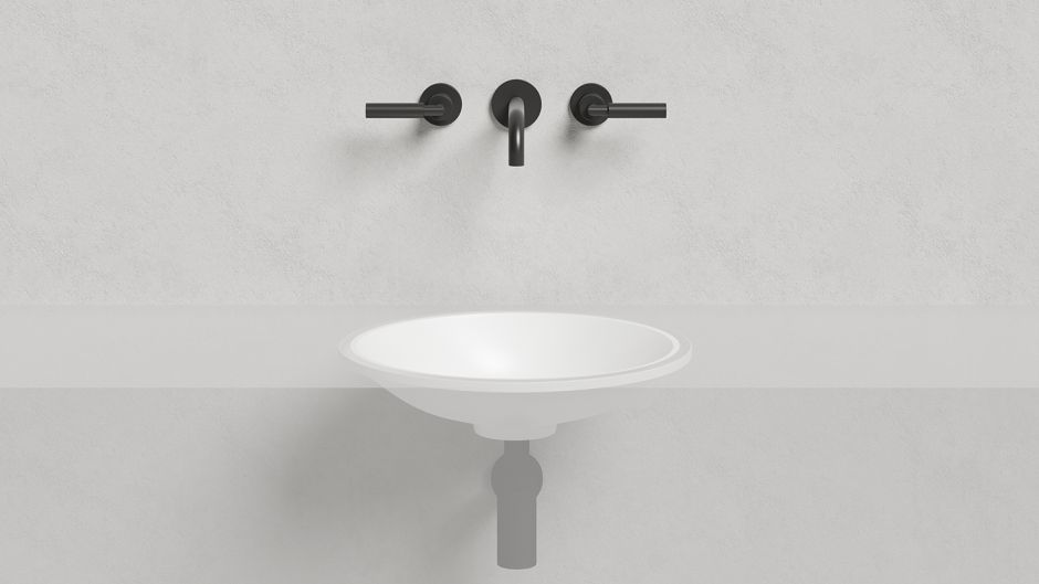 Белая встраиваемая круглая раковина Salini Marea 08 42х42 ФОТО