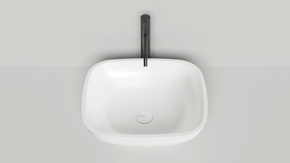 Белая раковина Salini Gloria 308 в ванную 50x45 см 1102208M ФОТО