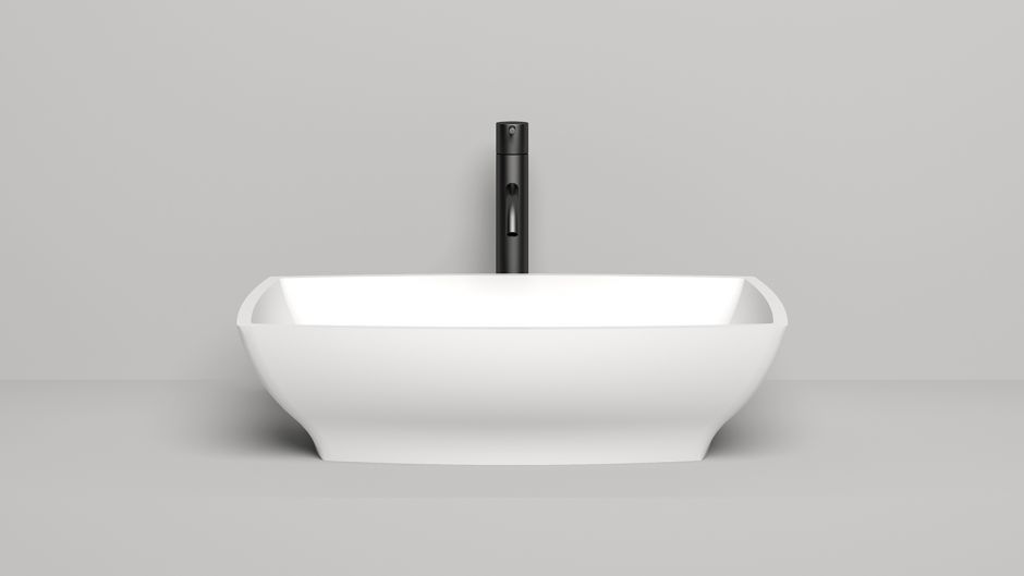 Белая прямоугольная раковина Salini Gloria 304 60x38 1102204M ФОТО