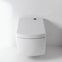 Безободковый белый унитаз подвесной TOTO Neorest EW CW994 с функцией биде схема 2