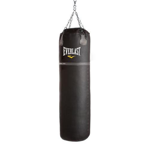 Мешок боксёрский Everlast Super Leather 150lb 68кг черный. Артикул 771501