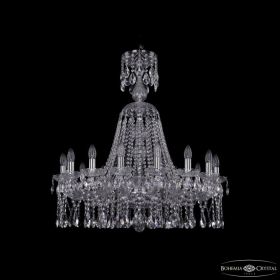 Люстра Хрустальная BOHЕMIA IVЕLЕ CRYSTAL 1413/16/300/XL-91 NI Никель, Стекло / Богемия Ивеле Кристалл