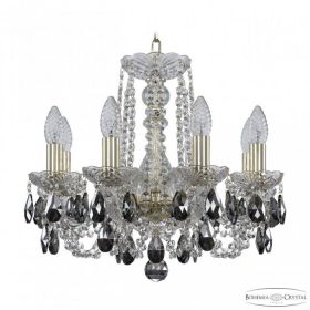 Люстра Хрустальная BOHЕMIА IVЕLЕ CRYSTAL 1402/8/141 G K781 Золото, Металл, Стекло / Богемия Ивеле Кристалл